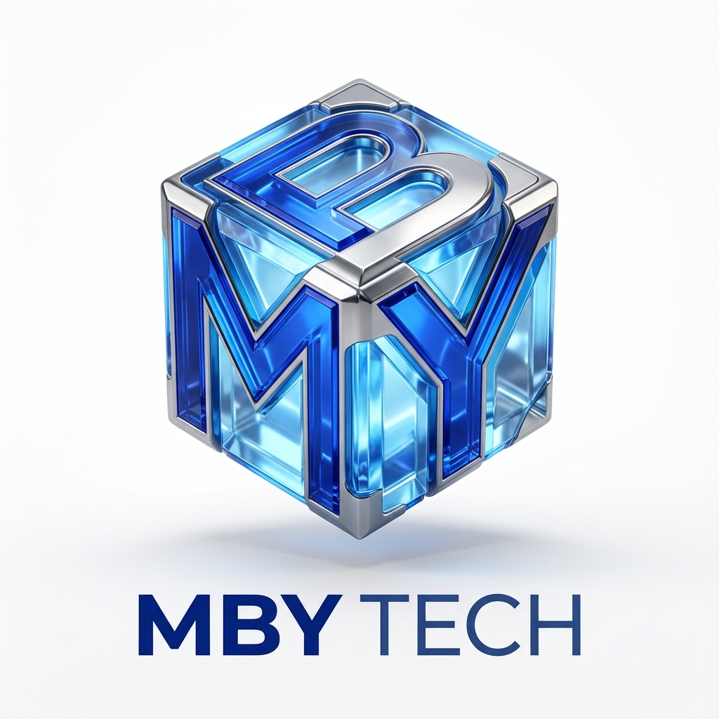 MBY TECH 3D Kurumsal Logo